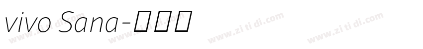 vivo Sana字体转换 vivo Sana字体转换